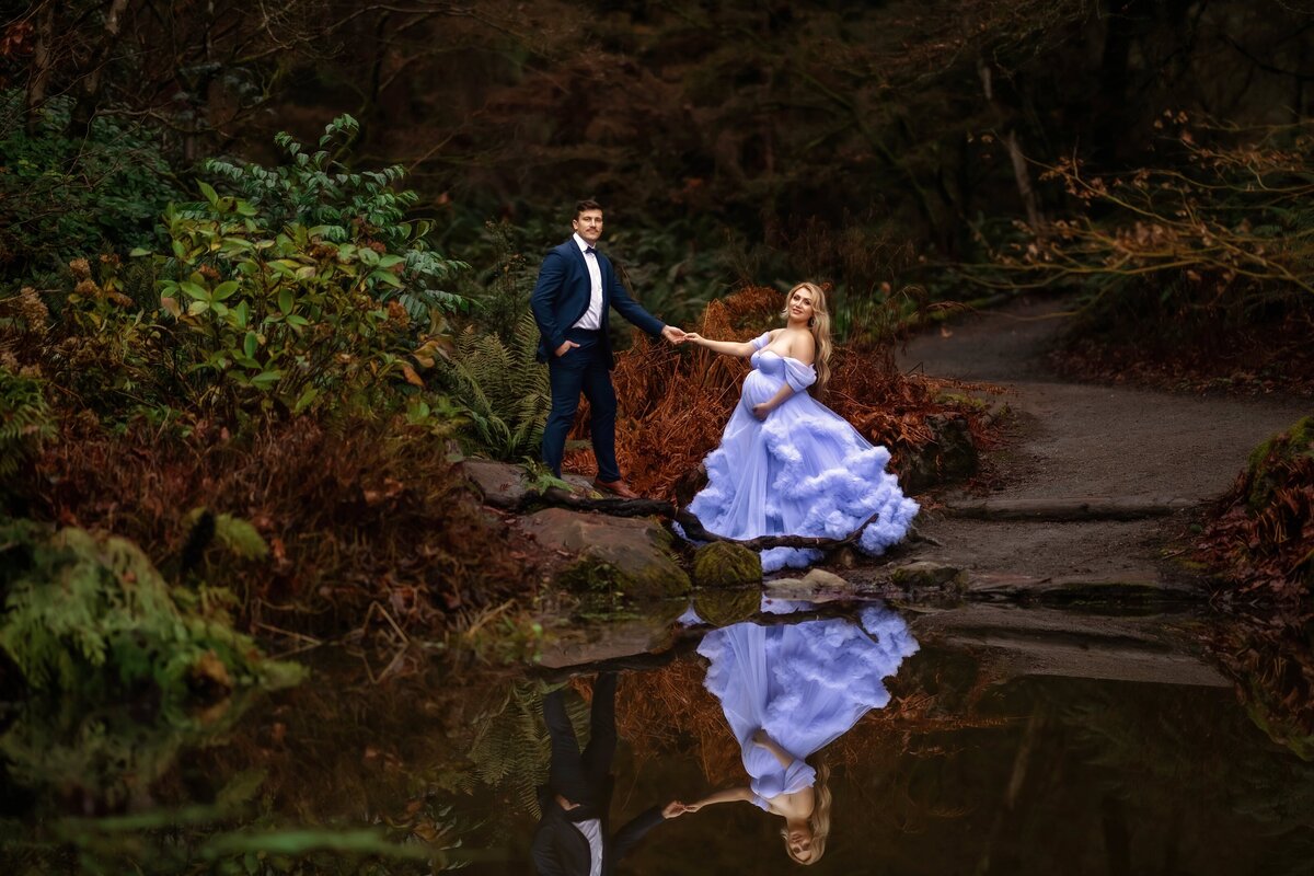 Moody Maternity Photos