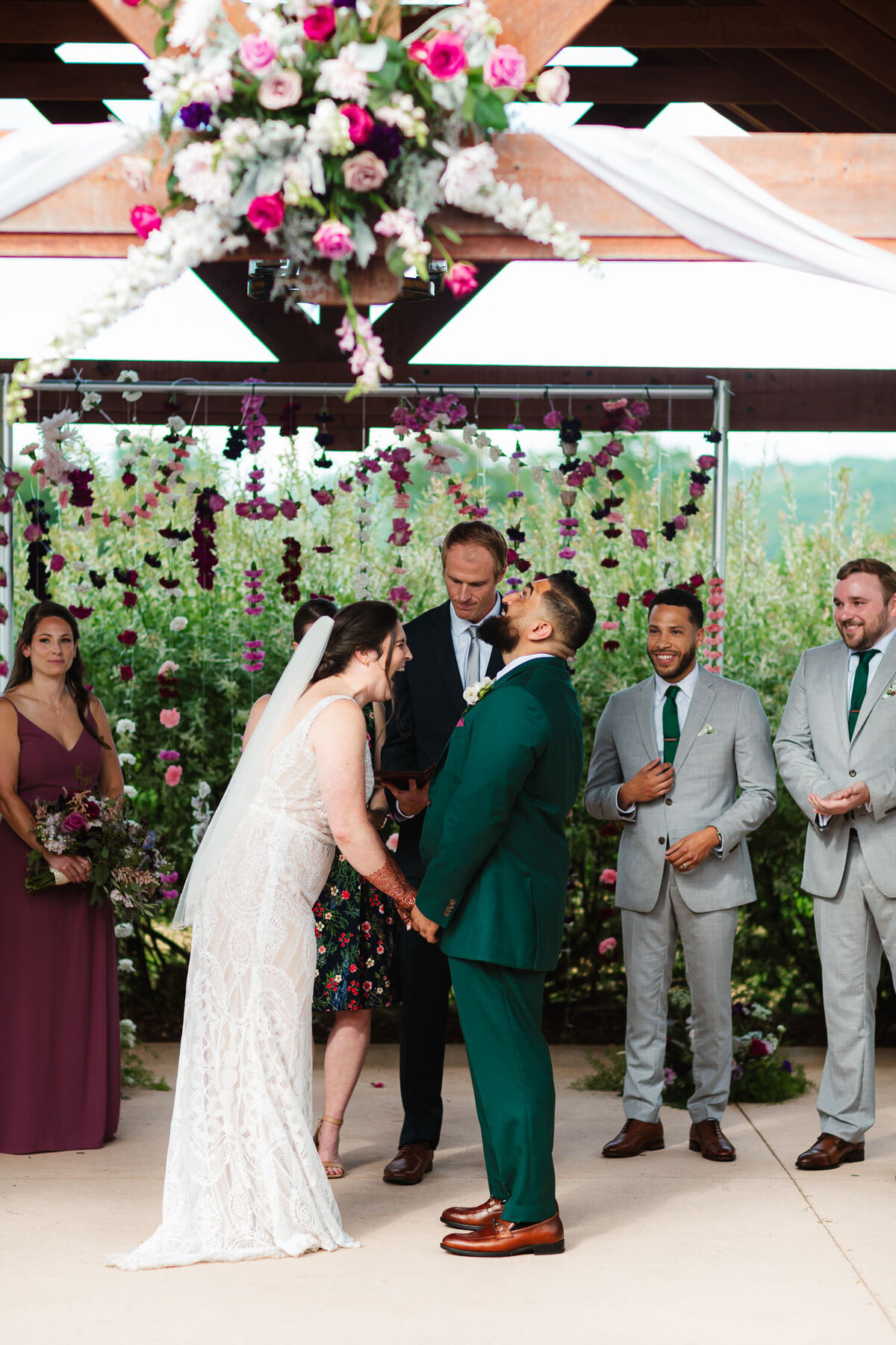 Caity+Karan Patel One Year Vow Renewal, Wedding, Brook Hollow Winery, Columbia NJ, Nichole Tippin Photography-51