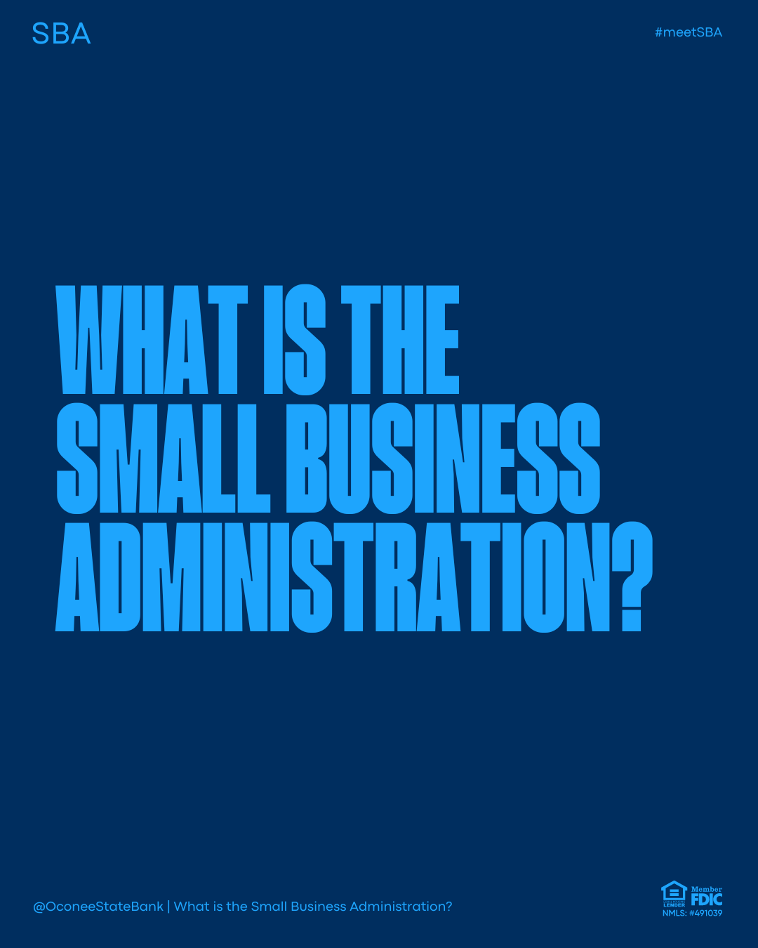 1 What is the SBA