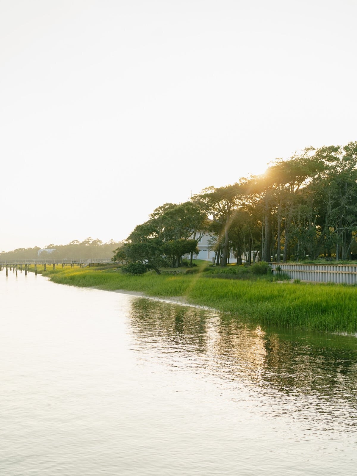 Southport NC Wedding | Blue Satin Bee 20