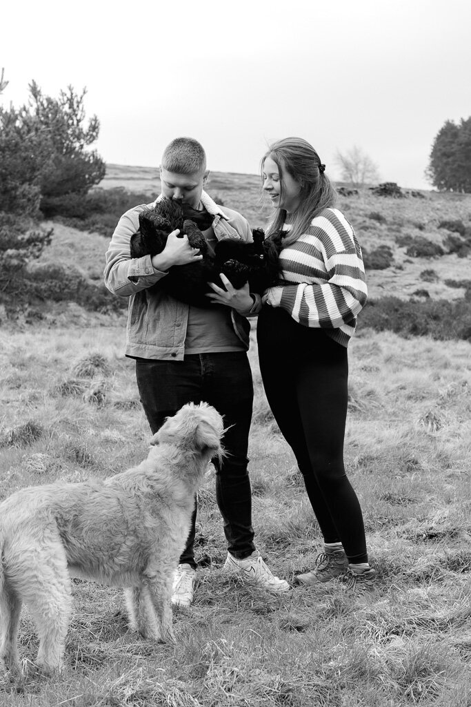 Pregnancy Announcment photography  - goyt valley, high peak - Nostalgia photography (2)