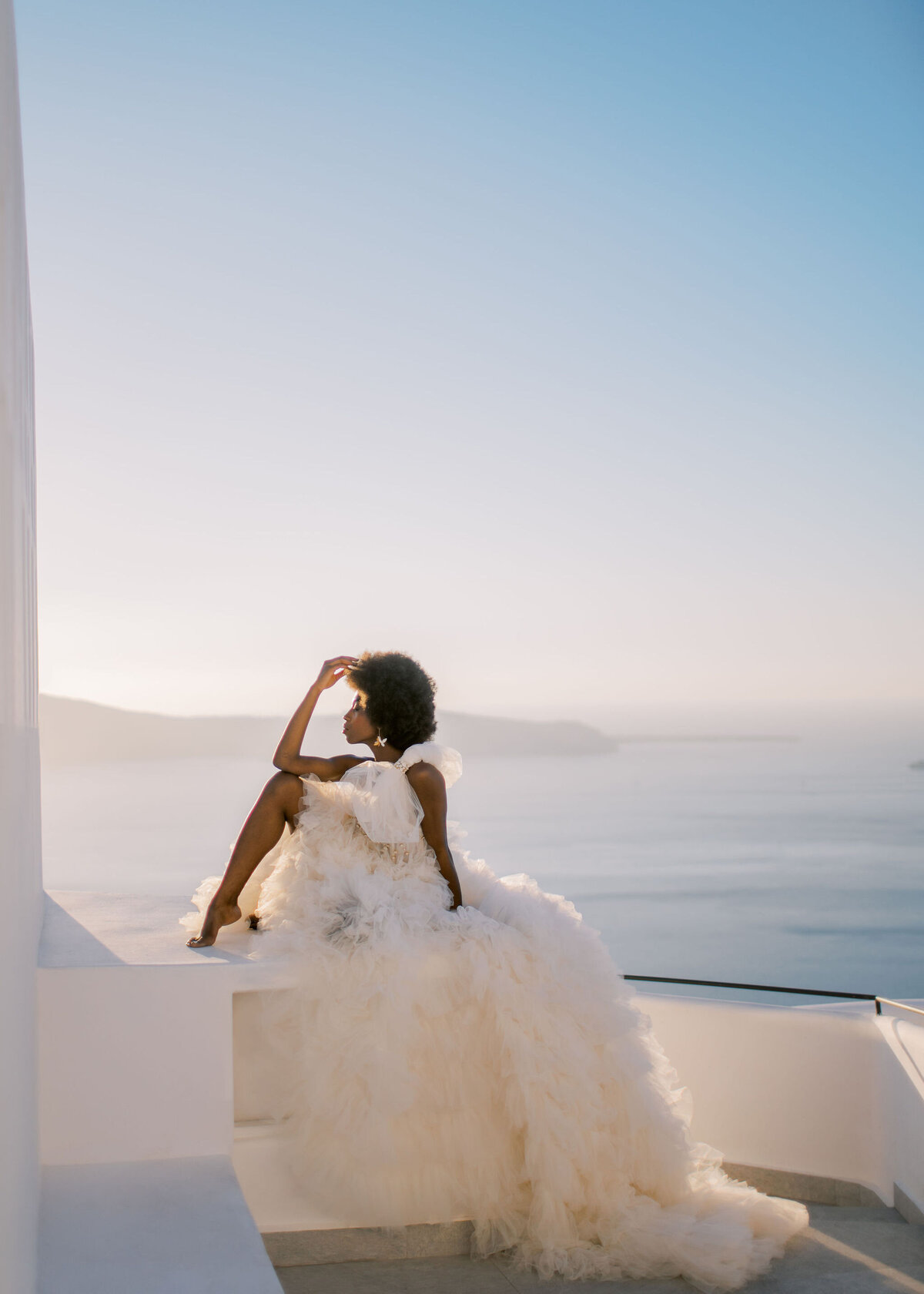 Greece Bridal Session Rocabella Santorini Millia London Gown Vicki Grafton Photography704