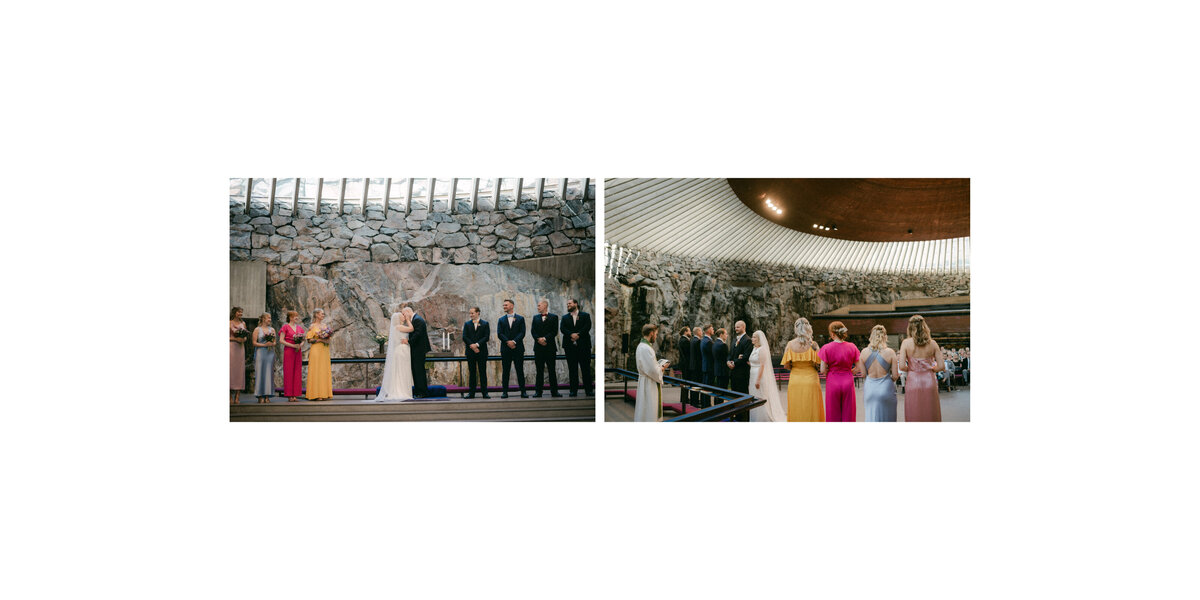 Photos of a wedding ceremony