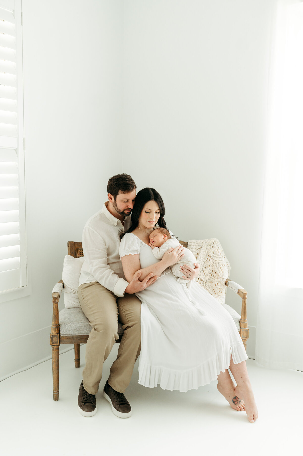 A studio Newborn Session in Atlanta.