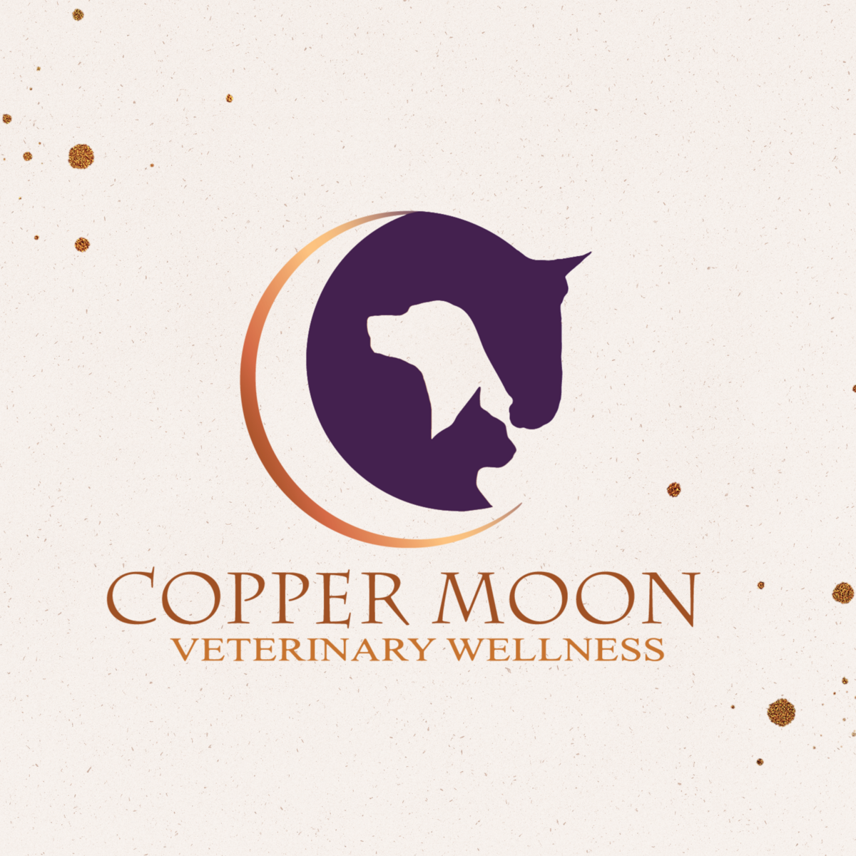 Copper Moon Veterinary Wellness logo