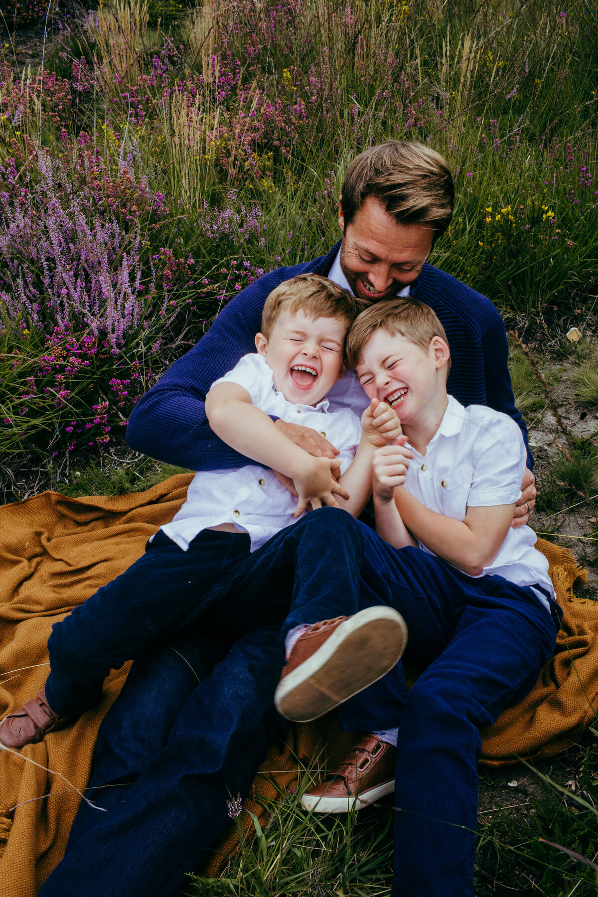 Chobham common is one of the best locations for family mini shoots, the colours of the wild plants are amazing