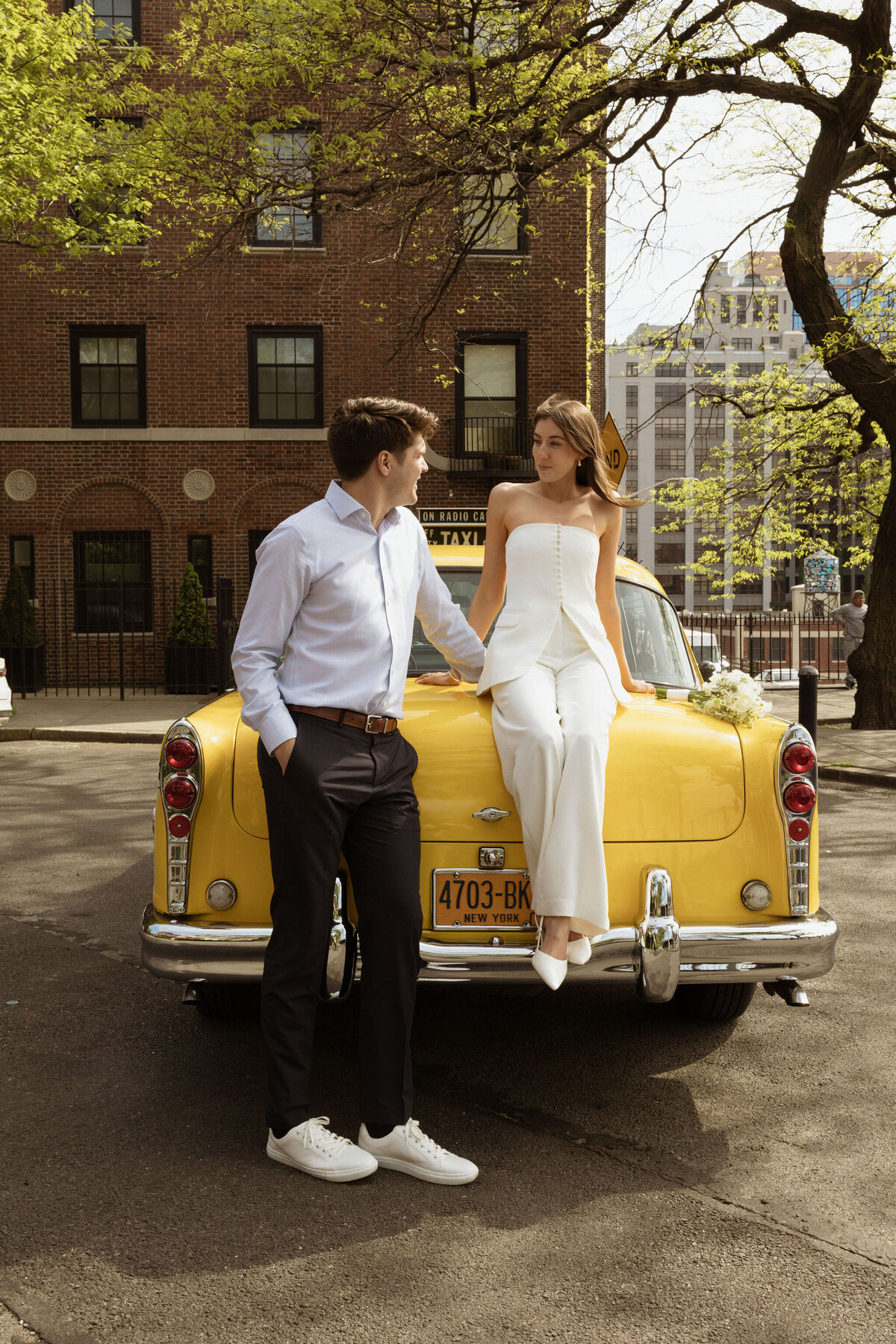NYC Elopement Portraits by Virginia Wedding Photographer