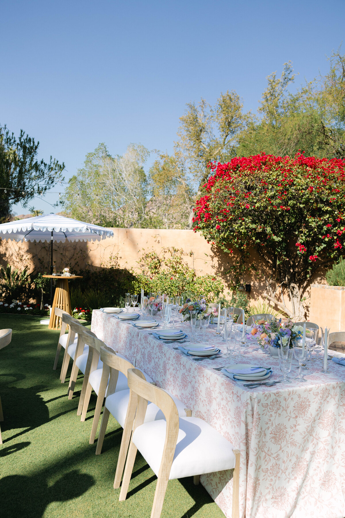 Luxury wedding reception floral arrangements at Royal Palms Resort in Scottsdale, Arizona, with stunning bouquets and centerpieces.