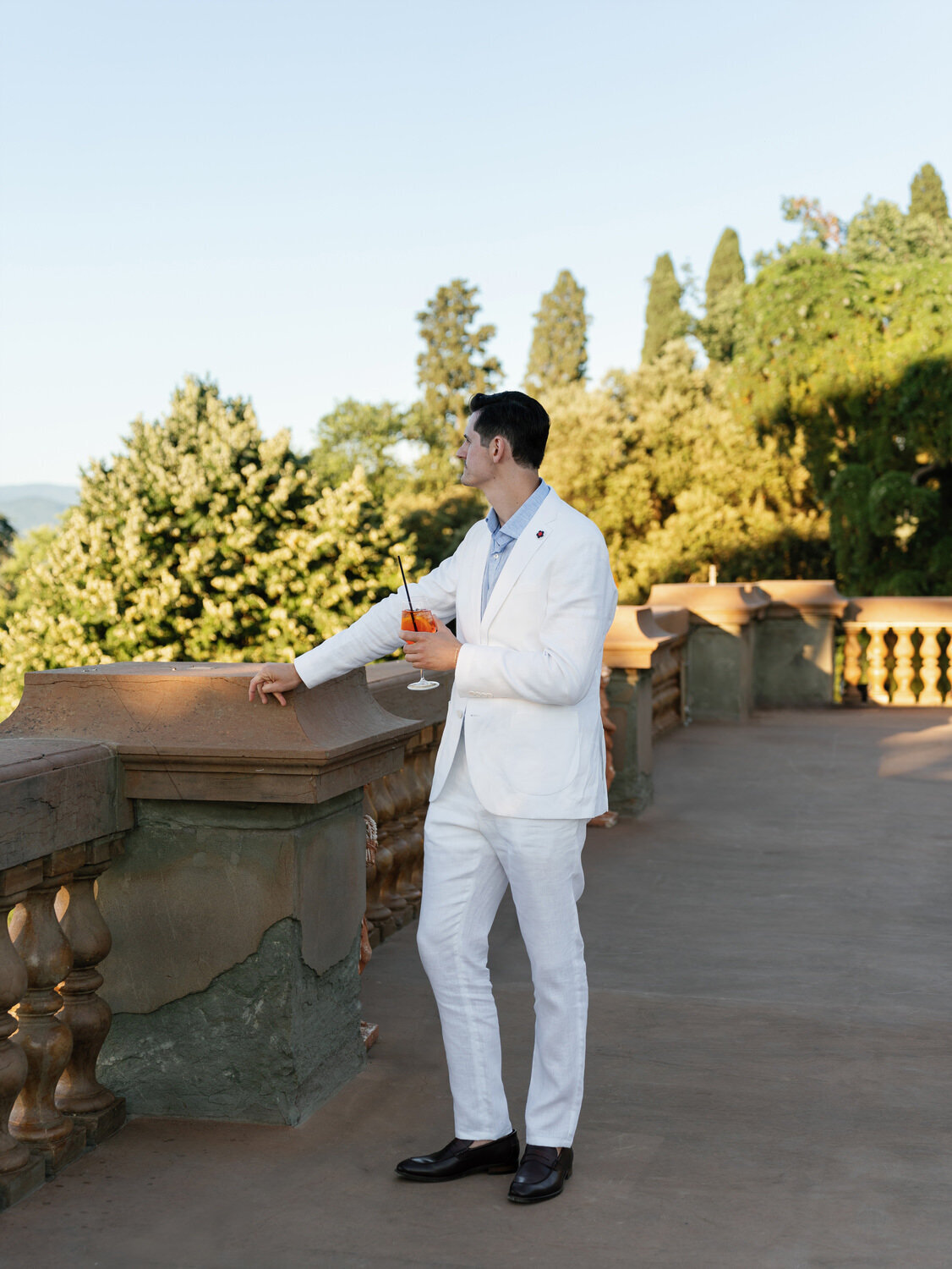21-Groom-Enjoying-Tuscan-Views