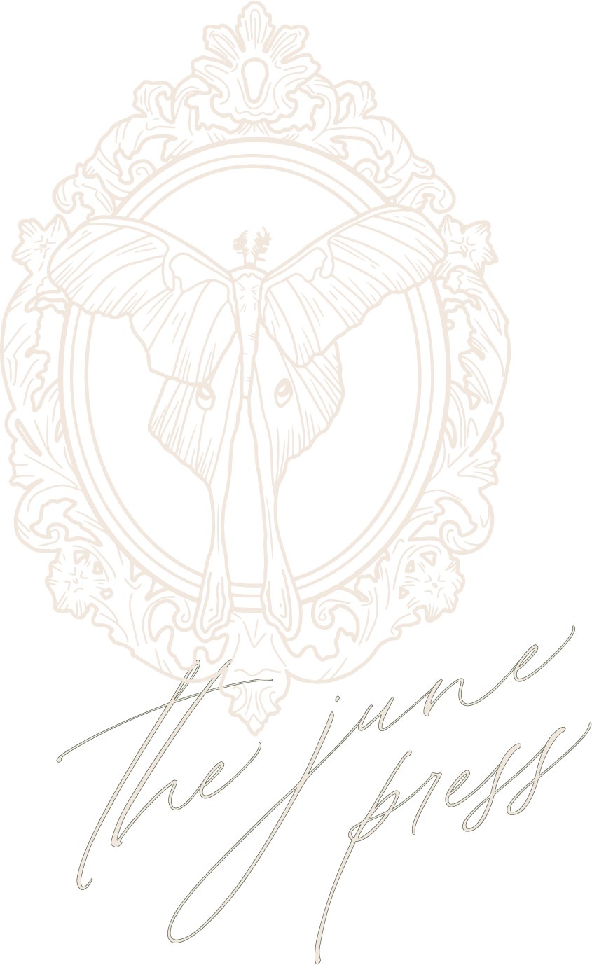 Linen_The June Press_Moth & Mirror Logo