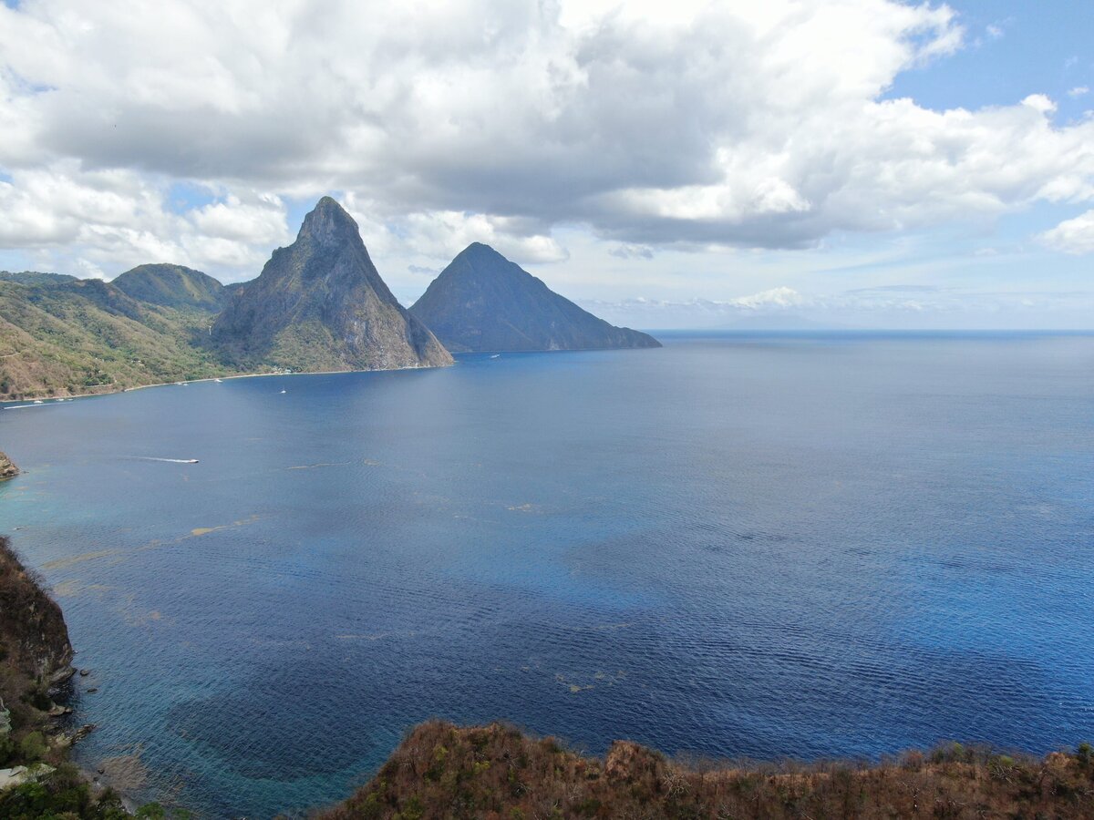 the pitons st lucia