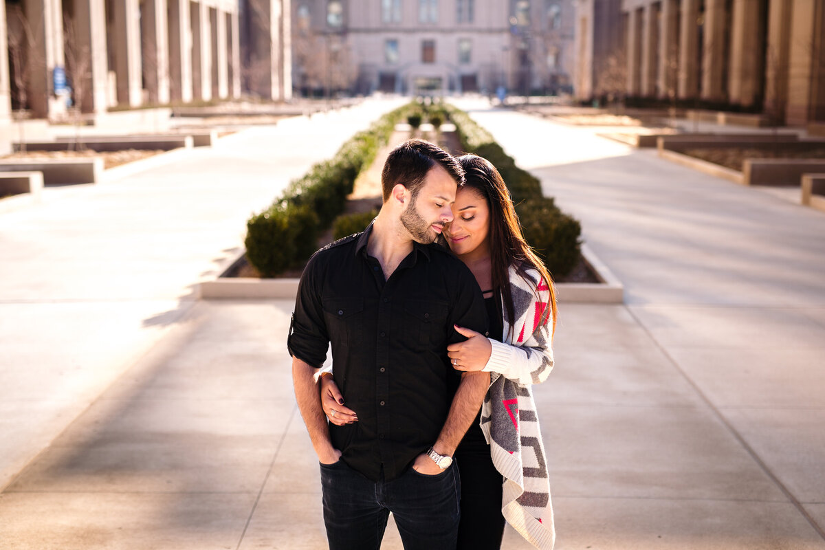 Indiana State Building Engagement Session Downtown Indianapolis