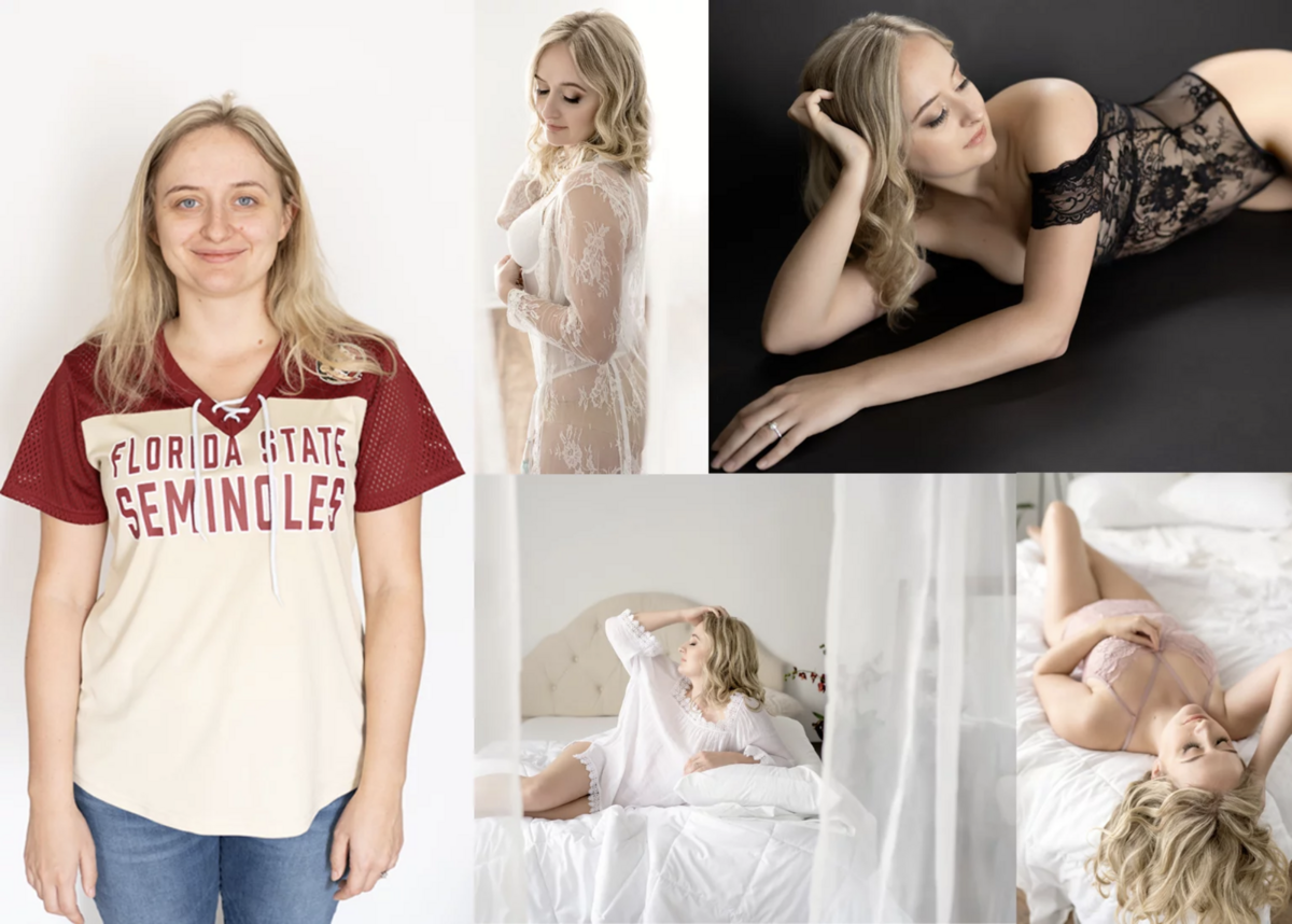 before and after tampa boudoir