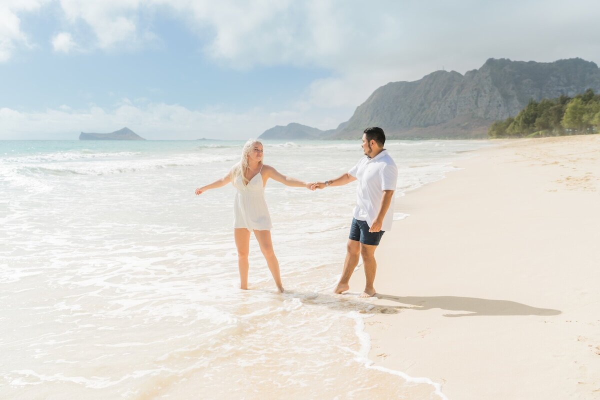 Waimanalo Beach Proposal Oahu, Hawaii