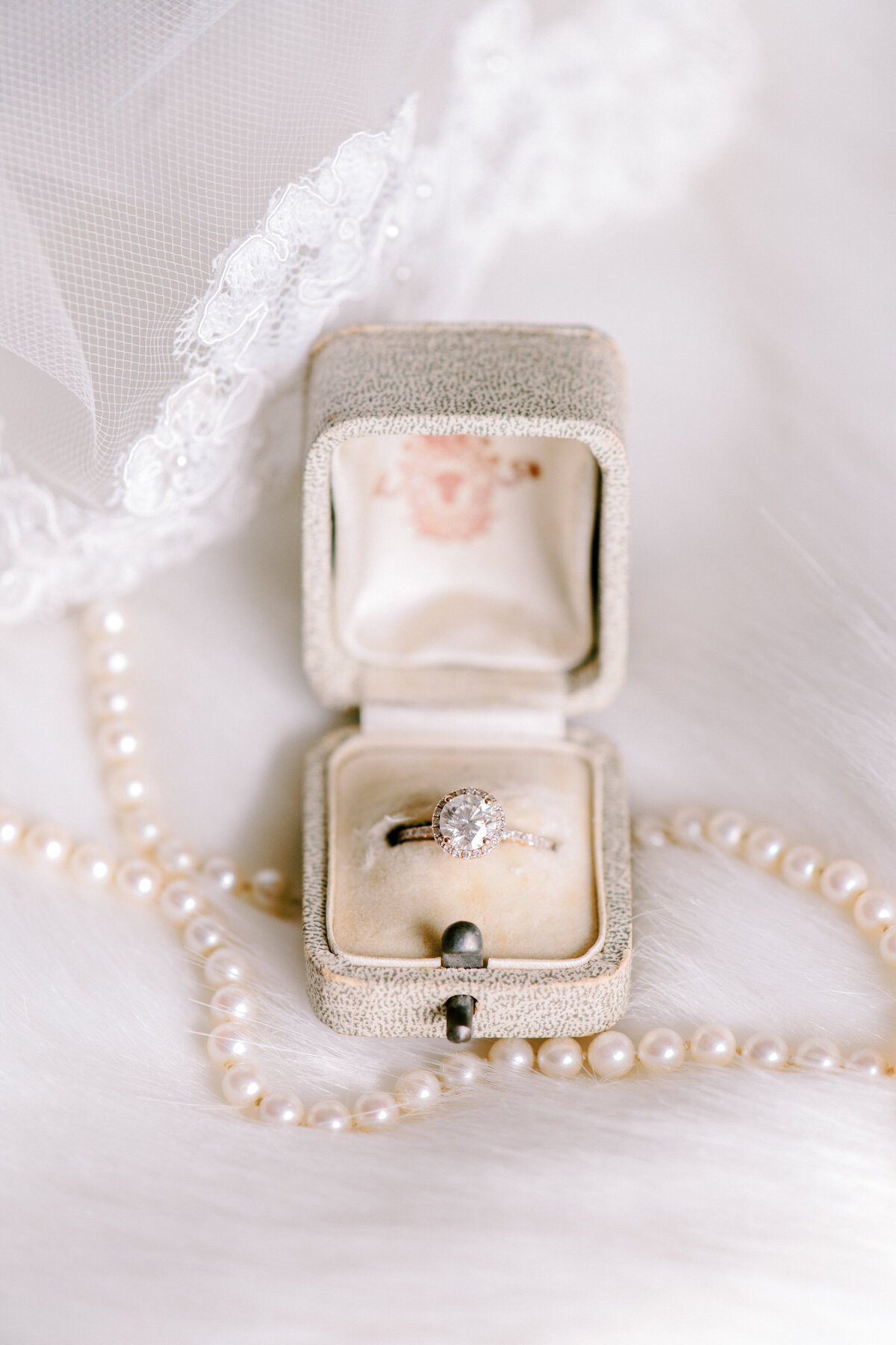 Classic bridal details, luxury Charlotte wedding