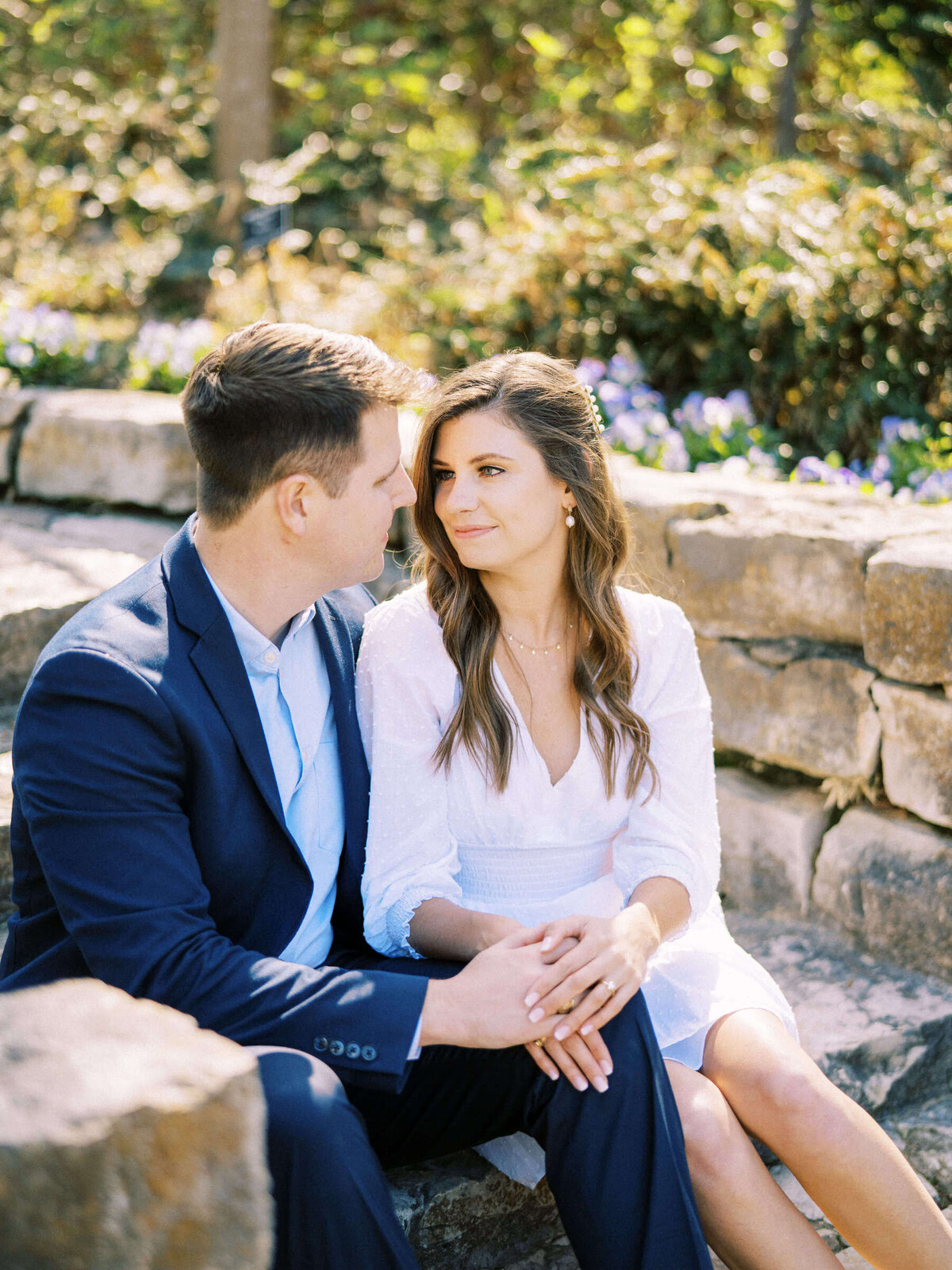 07 Dallas Arboretum Engagement Session Spring Kate Panza Wedding Photographer