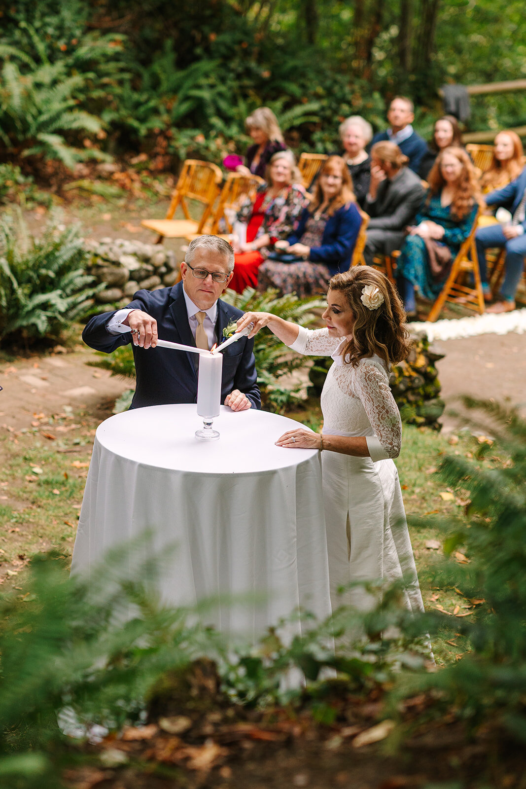 Intimate wedding outdoor venue in Seattle Lodge at St Edward