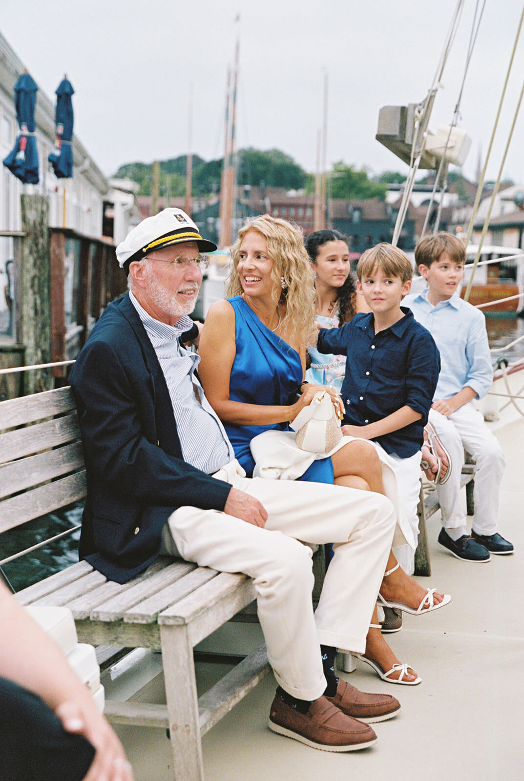 Newport ri rehearsal sunset sail-Halie Child Photography-137