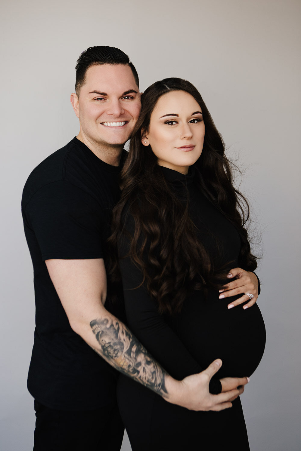 Portrait of pregnant couple