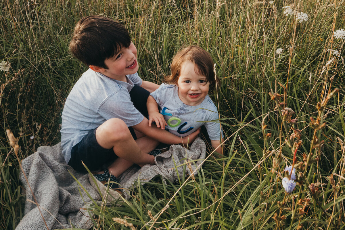 Golden hour family shoot in Windsor