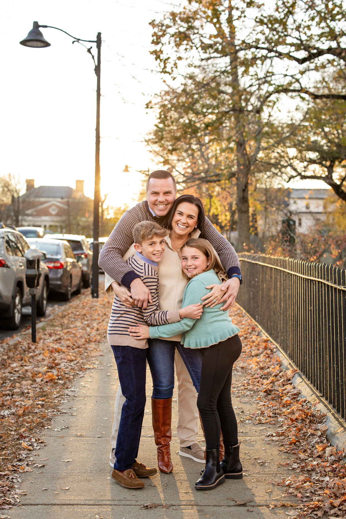 Family photo session in Concord, MA