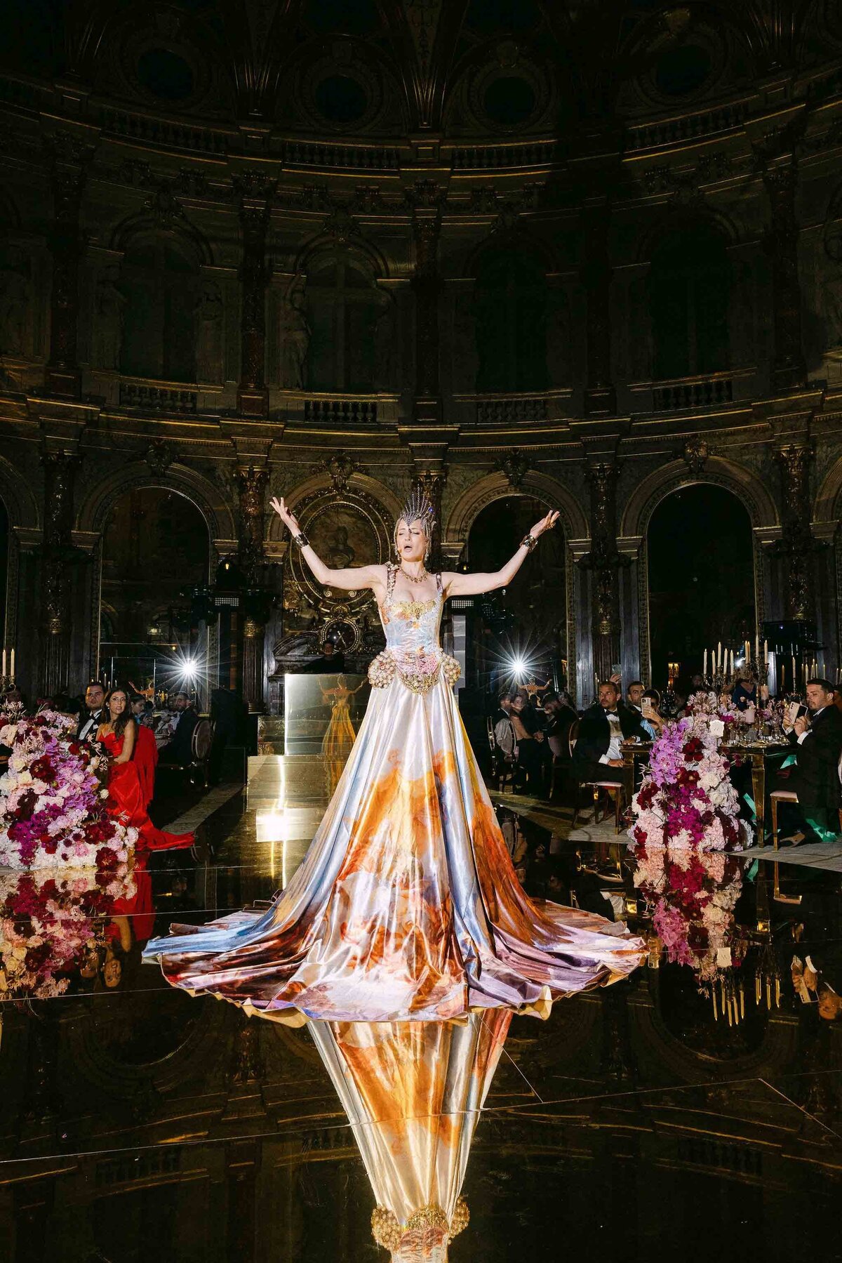 extravagant wedding in paris france 84