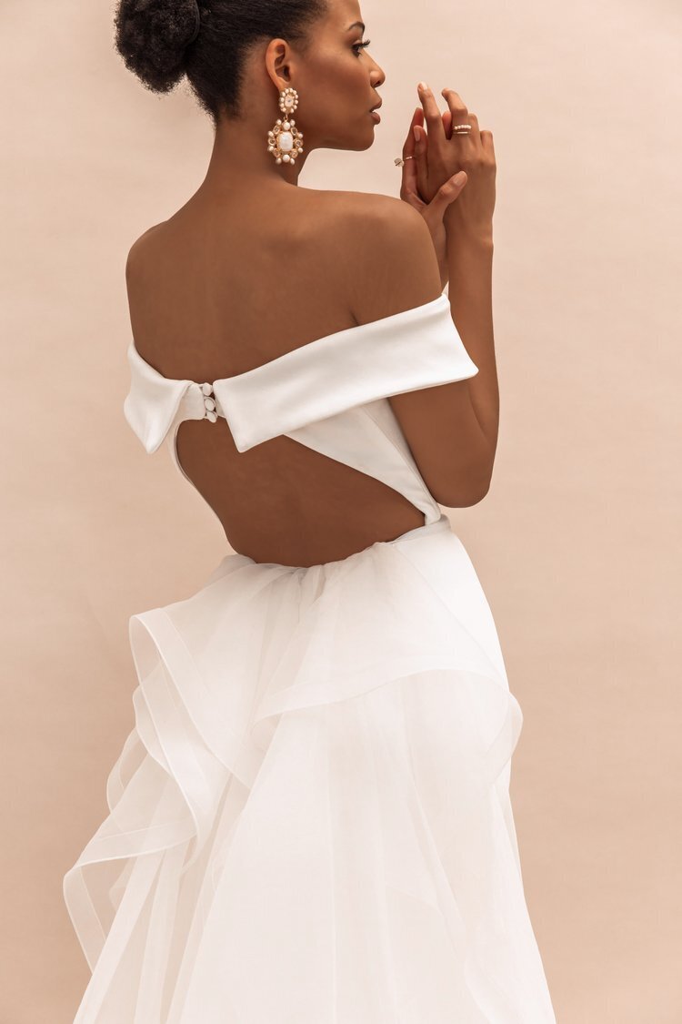 Bridal Backless Off the Shoulder | Lucia Isabel