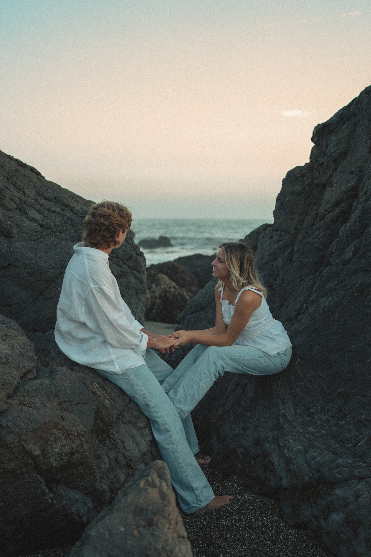 Whimsical Engagement Couples Photoshoot - Sonoma Coast, California