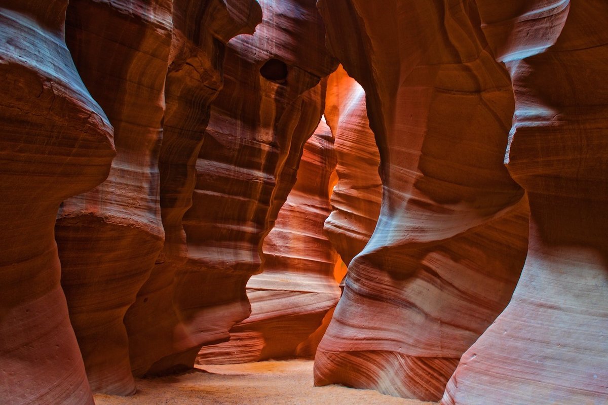 Antelope Canyon without people as wall art