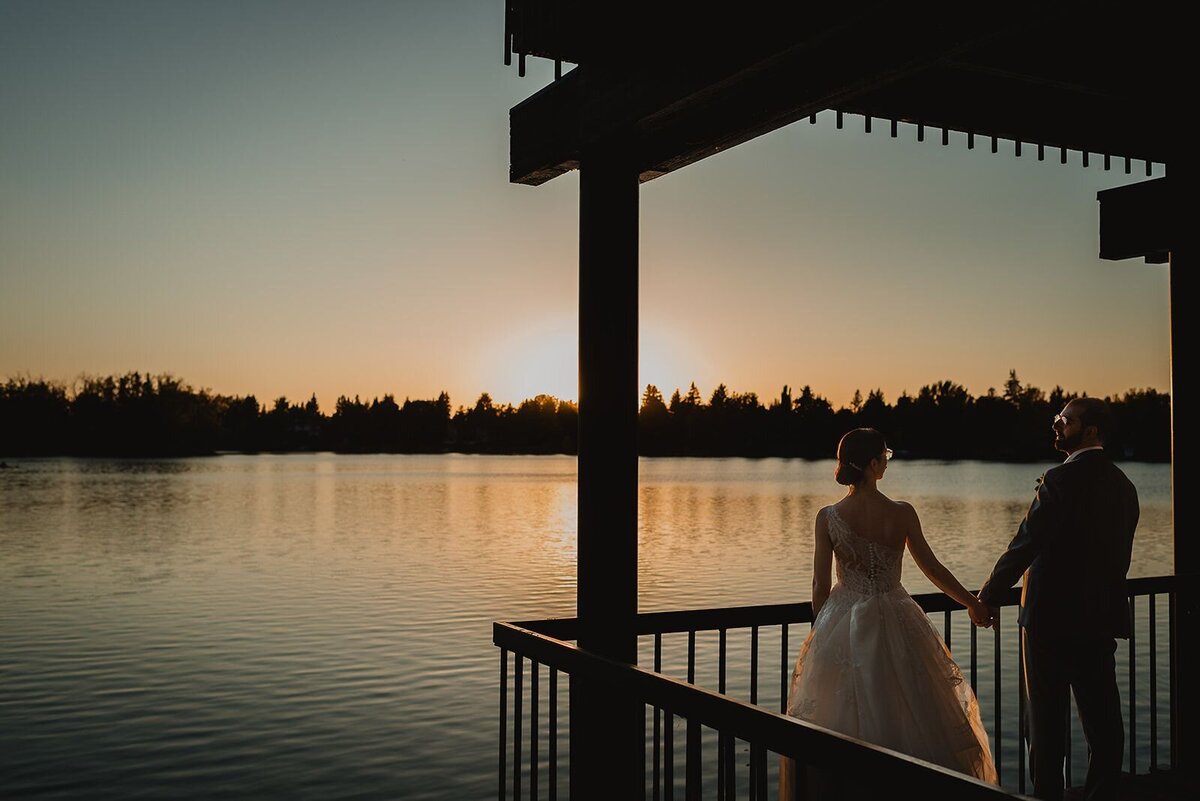 The Lake House, a romantic sophisticated wedding venue in Calgary, featured on the Brontë Bride Vendor Guide.