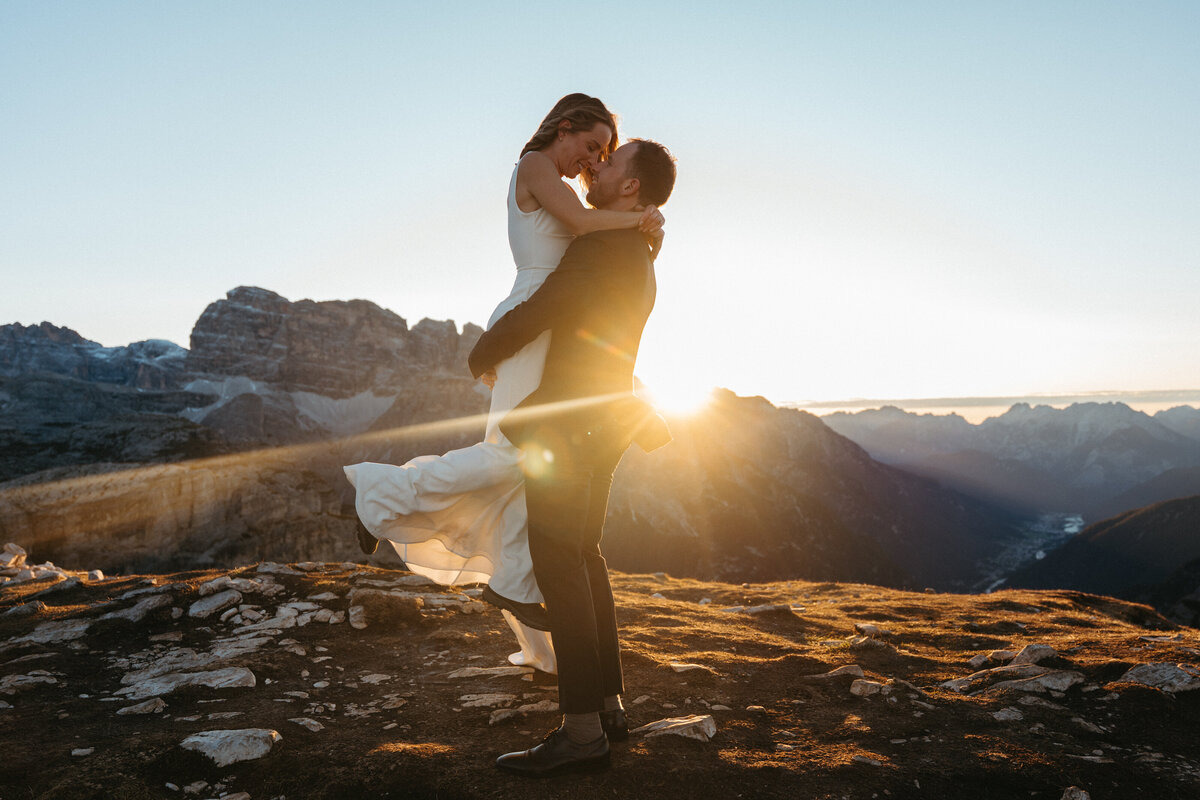 Cadini di Misurina Sunrise Elopement -38