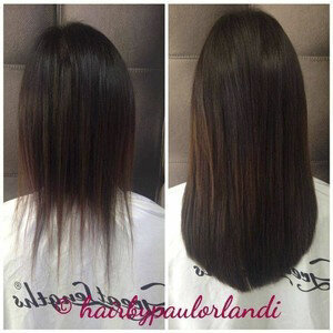 More medium brunette hair extensions