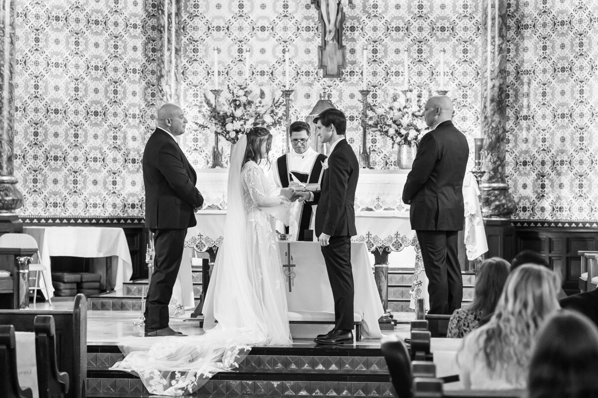 St Mary's Cathedral Wedding Austin Texas