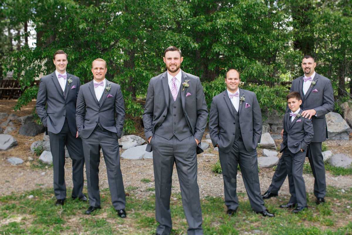 Groomsmen photos Lake Tahoe, CA