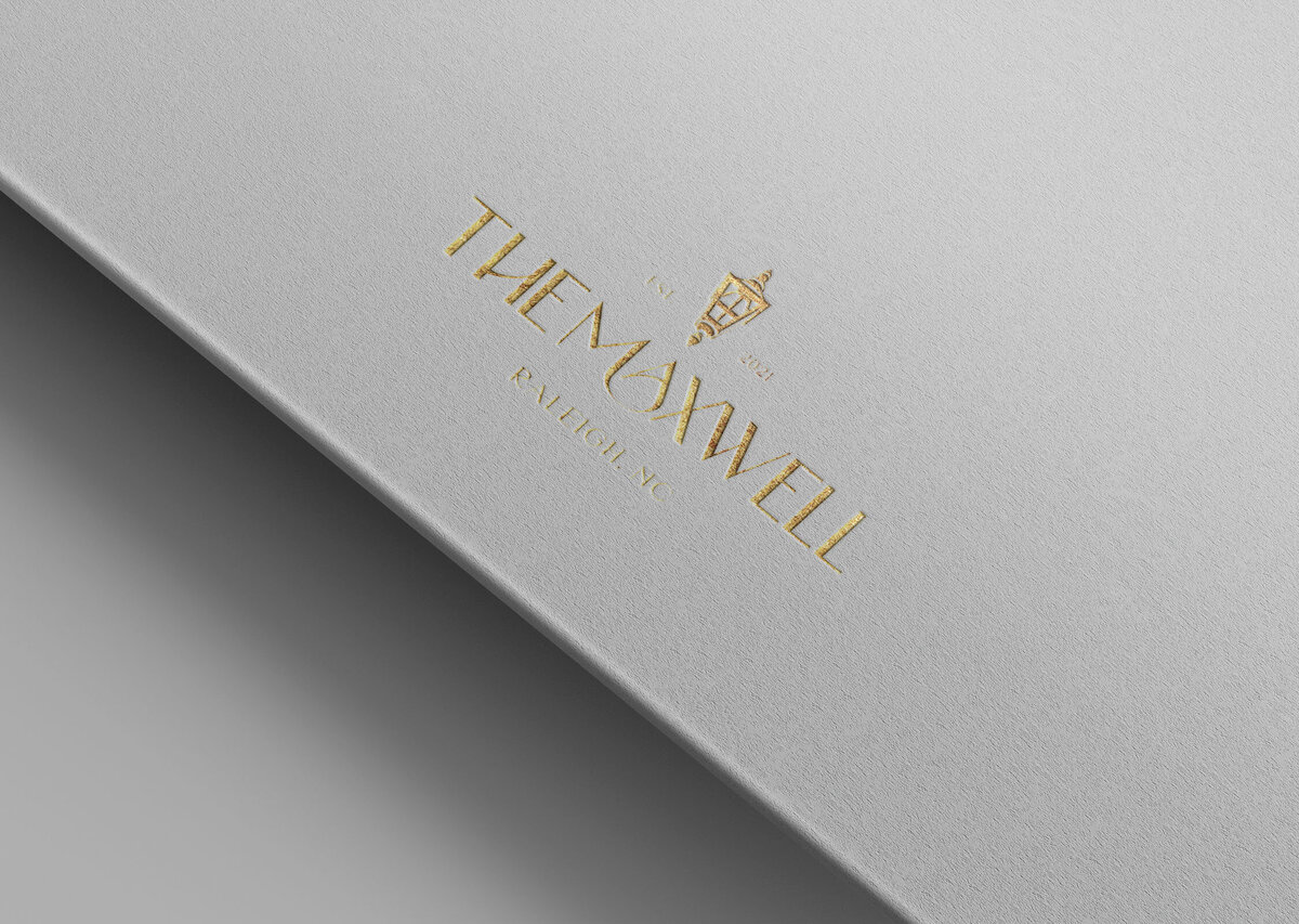 Foil Textured Logo Mockup@0.5x