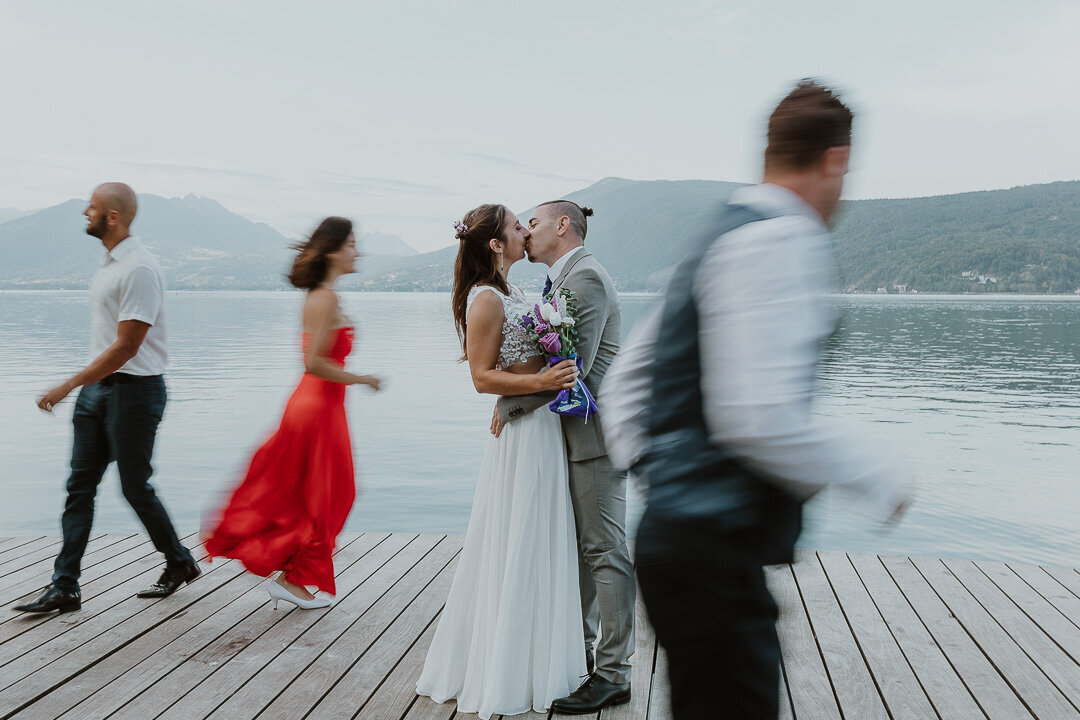 seance photo au bord du lac annecy