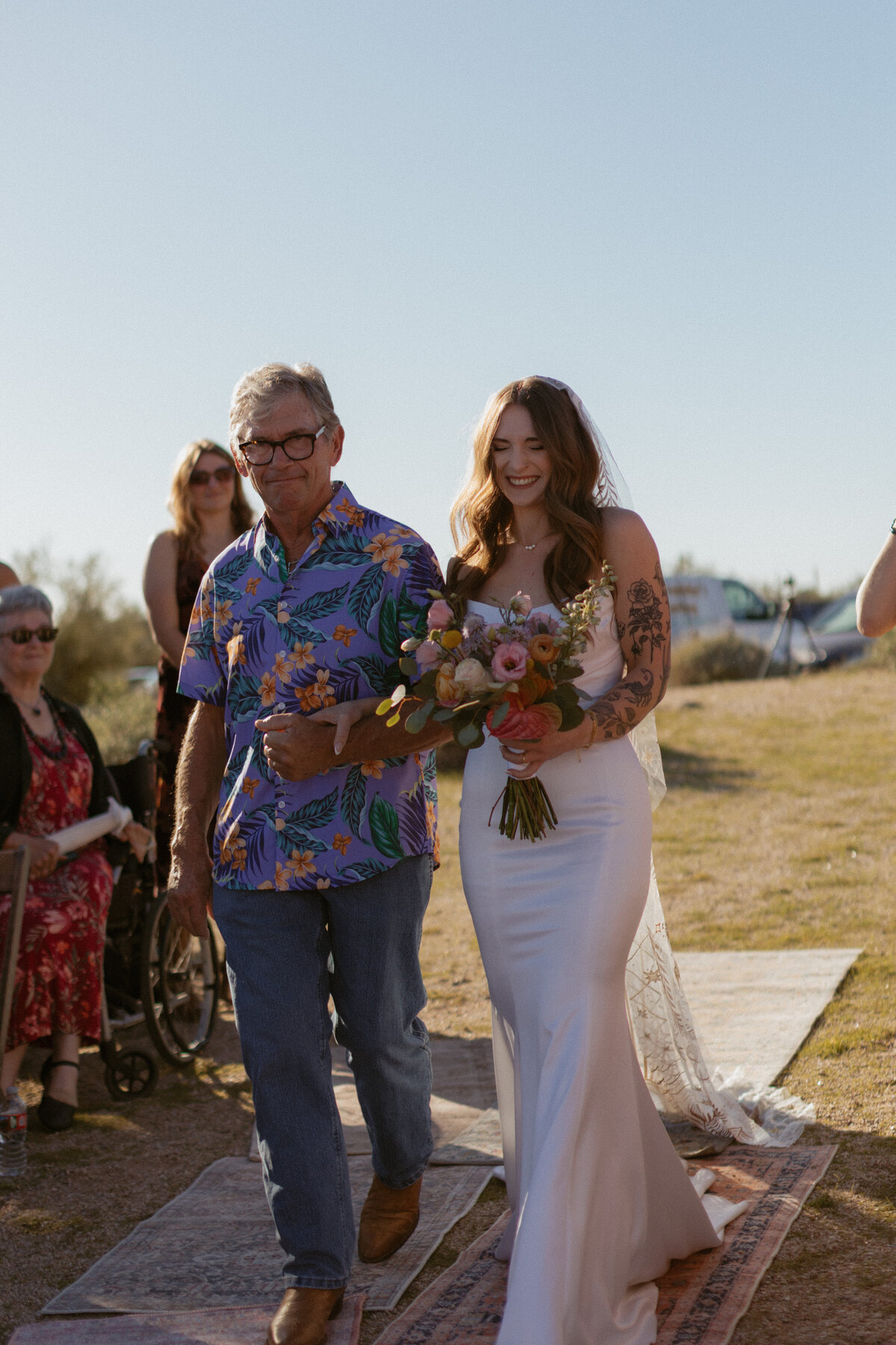 Wedding Photographer Captures Arizona Desert Wedding 
