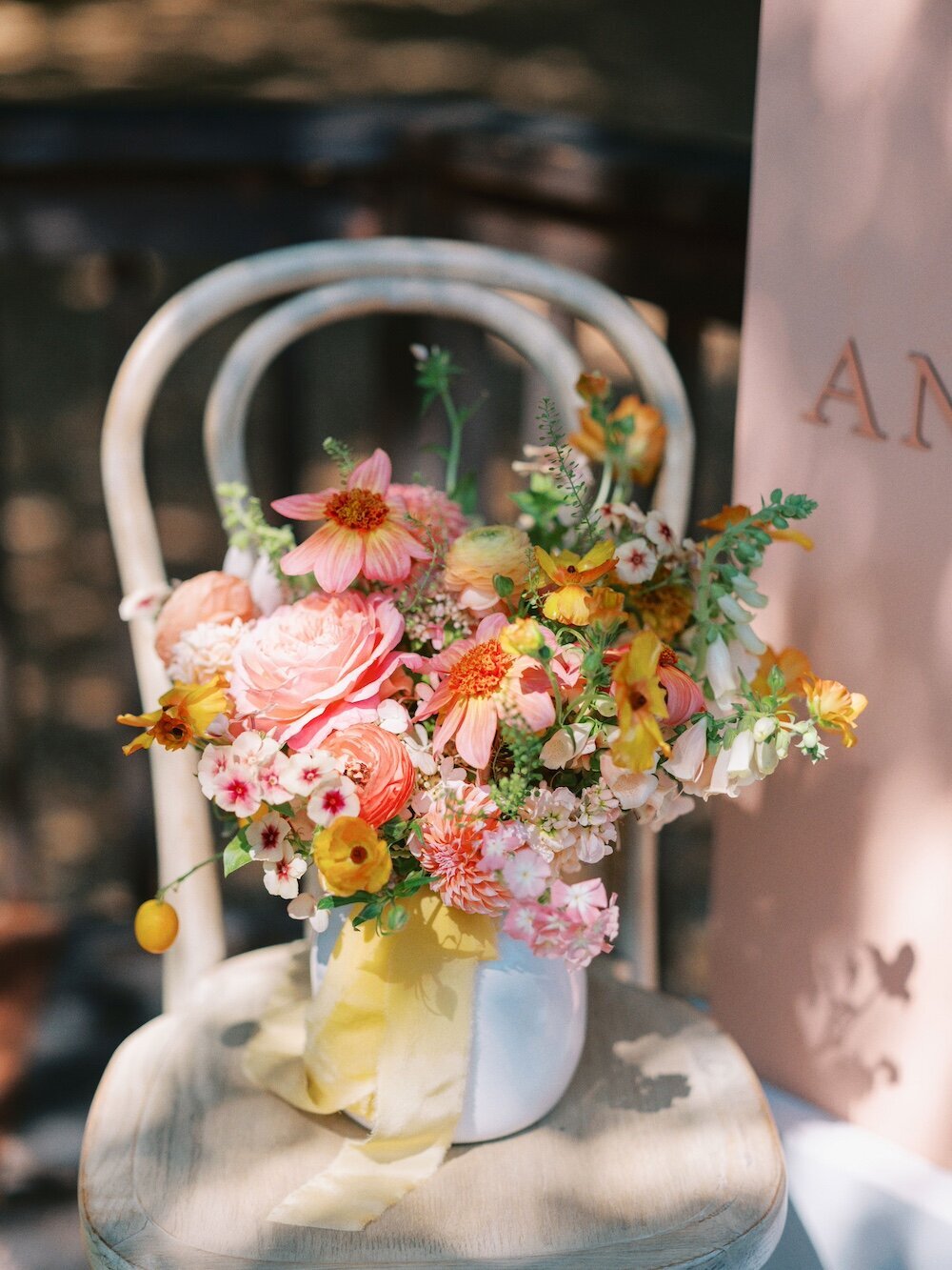 Mountain Terrace-Wedding-Woodside-California-Floral Bouquet