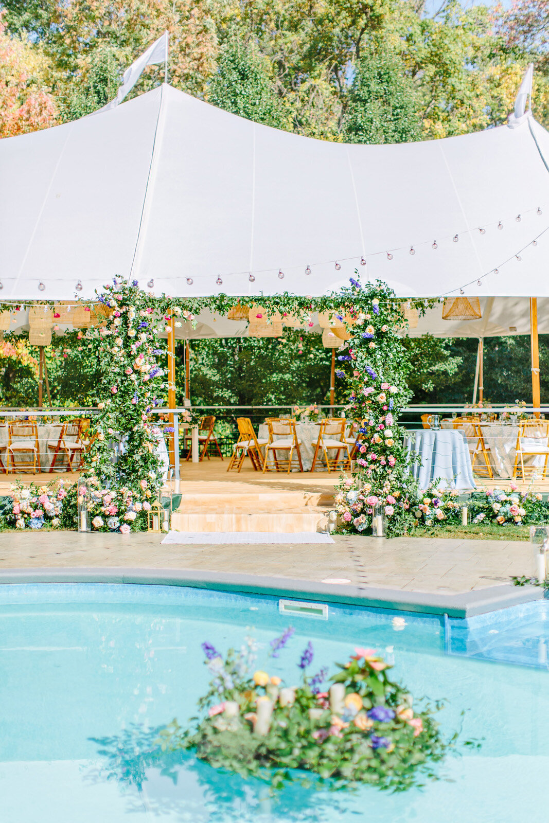 Kate-Murtaugh-Events-private-estate-Sperry-tent-wedding-planner-pool-floral-arch