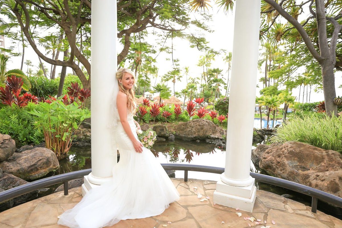 Maui Wedding Photography Bridal Portrait  at The Westin Maui Resort and Spa