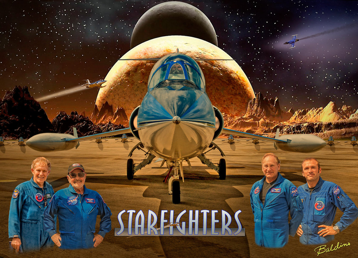 starfighter with men and logo 25x18 - Copy