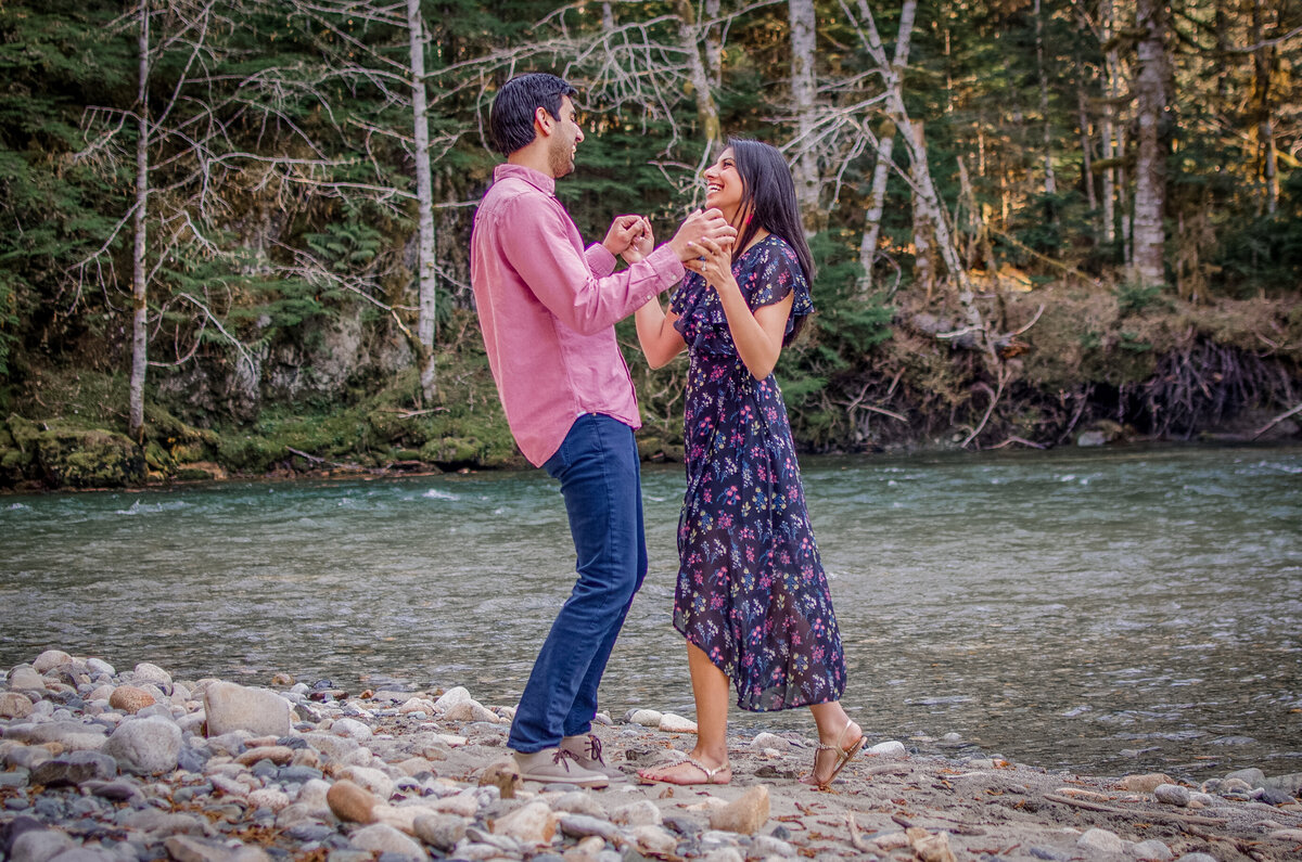 Mount Baker Seattle Washington Couples Engagement Photography Shoot
