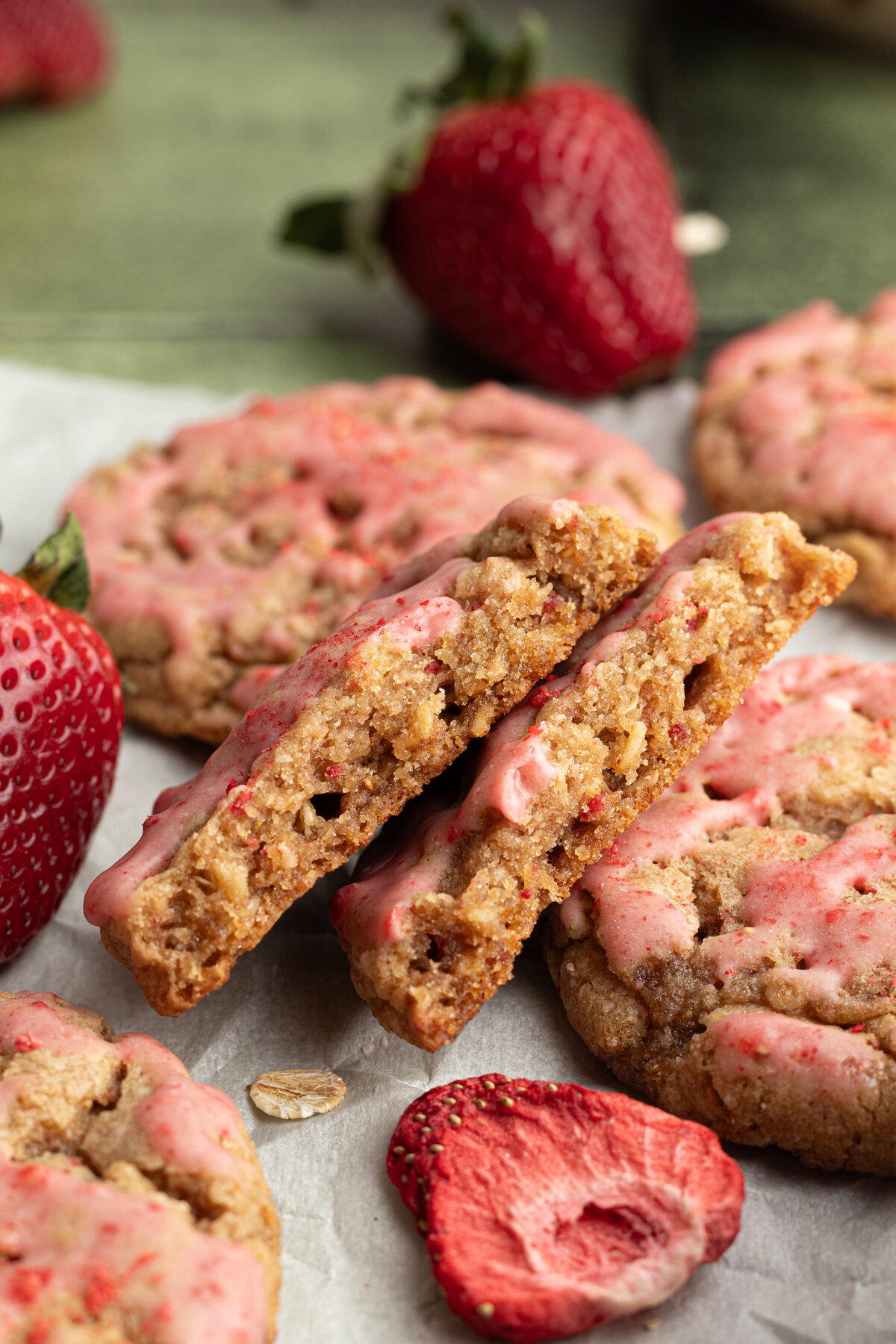 strawberry cookies