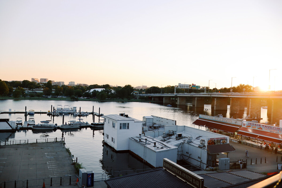 Elegant Waterside Wedding Portraits in Washington DC 12