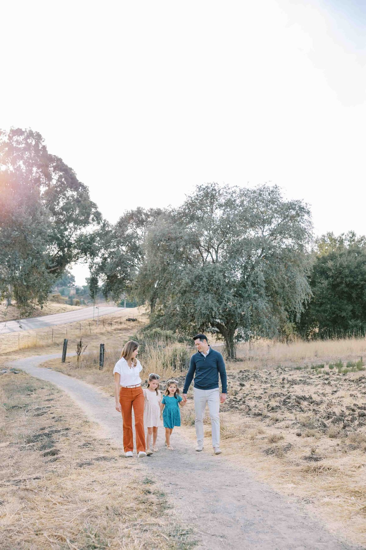 family walking together