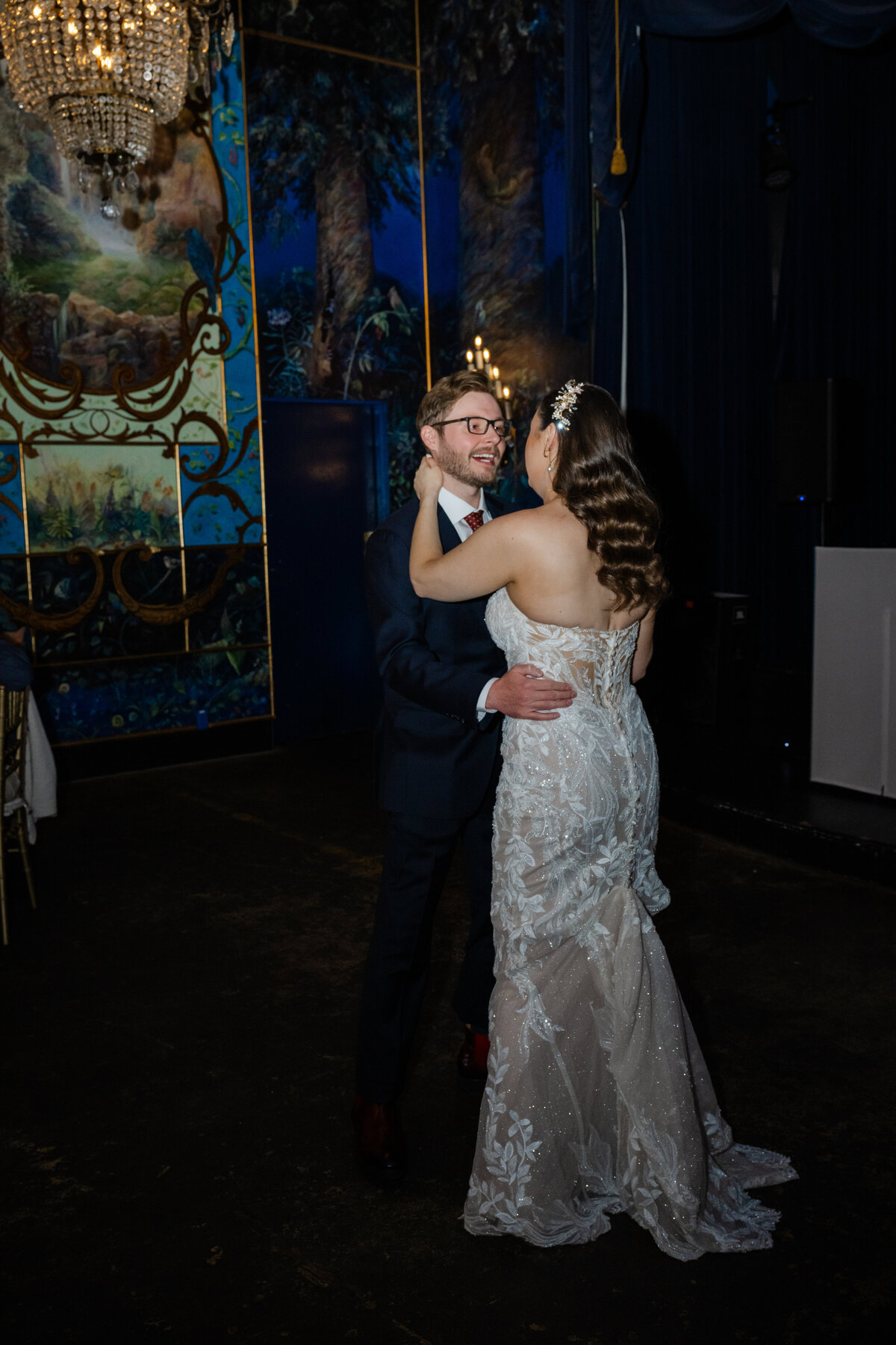 first dance bride and groom ballroom reception 