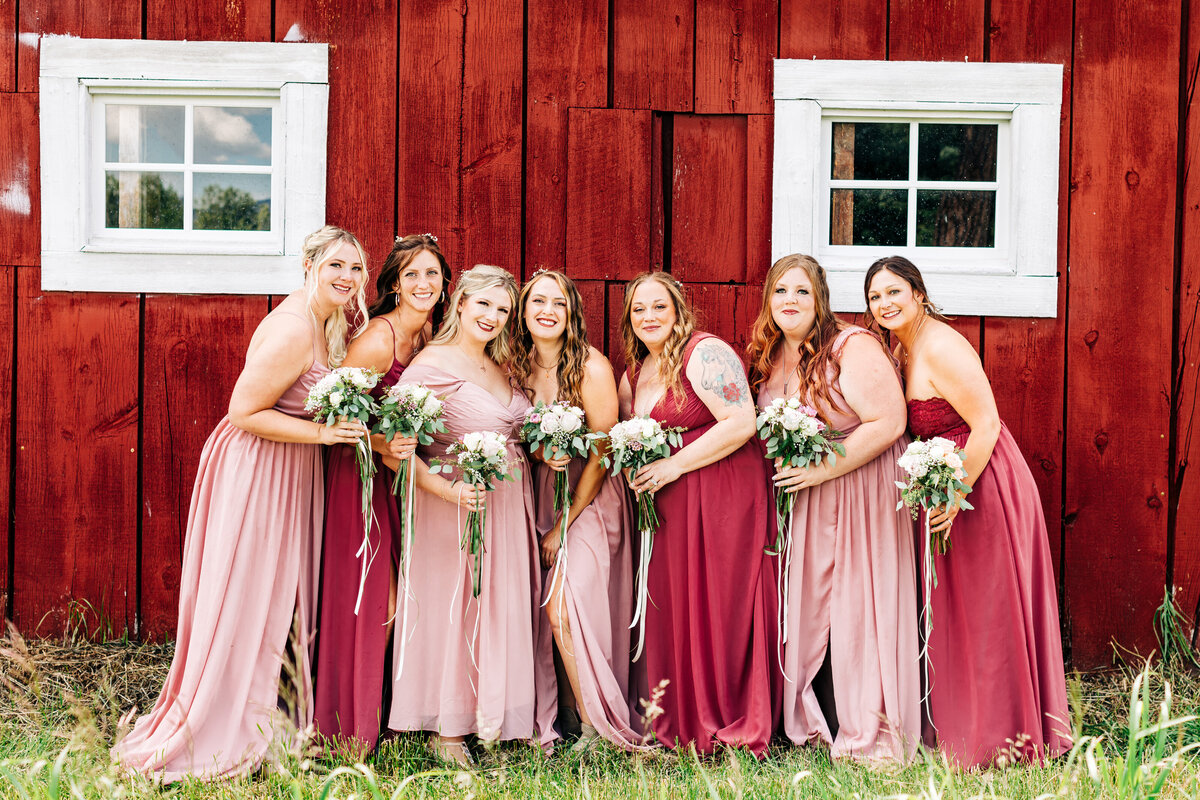Experience the rustic charm and joyous celebration with our captivating barn wedding party photos. Explore the warmth and intimacy of country-inspired festivities, beautifully captured amidst the weathered beams and timeless ambiance of a rustic barn venue. Let these stunning images inspire your own unforgettable barn wedding celebration