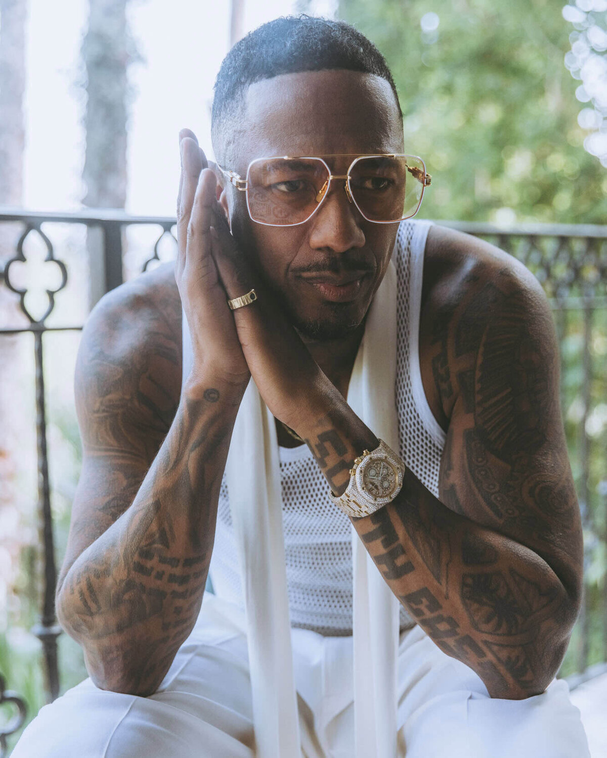 Nick Cannon personal brand photoshoot captured by Nick Onken — blending editorial lifestyle photography with authentic identity and Elevated Realism™.