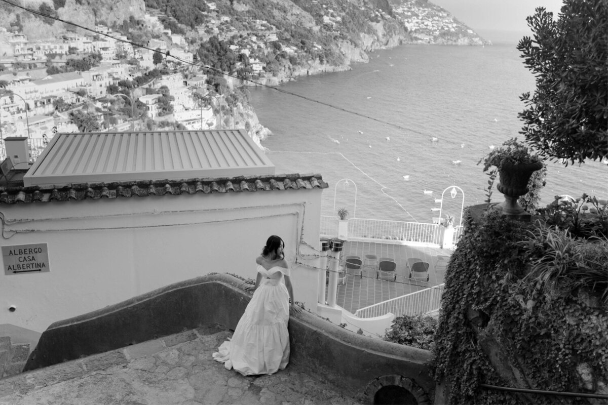 11_Flora_And_Grace_Positano_Elopement_Weding_Photographer-169_Luxury Elopement Photographer at the Amalfi Coast in Positano. An intimate wedding captured by Vogue published photographer Flora and Grace.