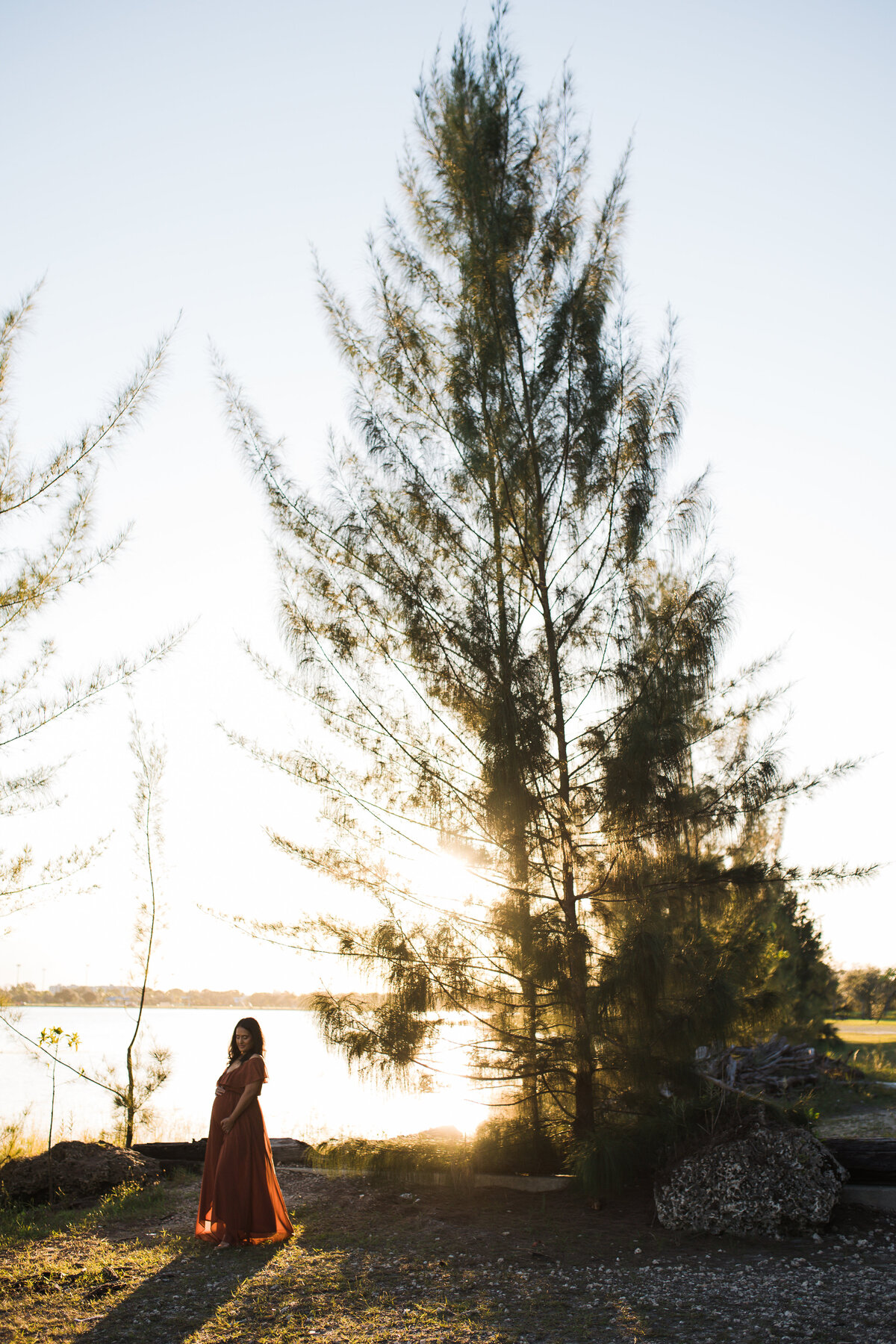 Boho Maternity Session Miami Nature Lifestyle Session Woodsy Maternity photos pregnancy photograph